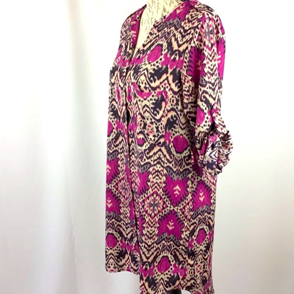 Maeve ikat print dress / long top / cover up.